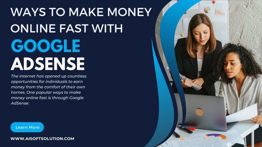 ways to make money online fast
